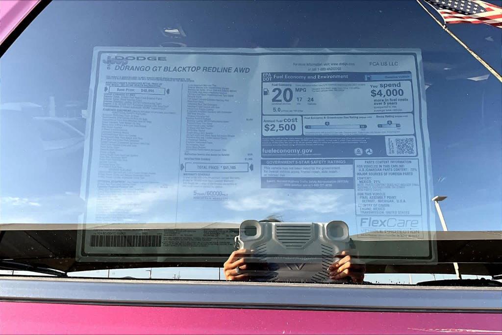 new 2026 Dodge Durango car, priced at $43,936