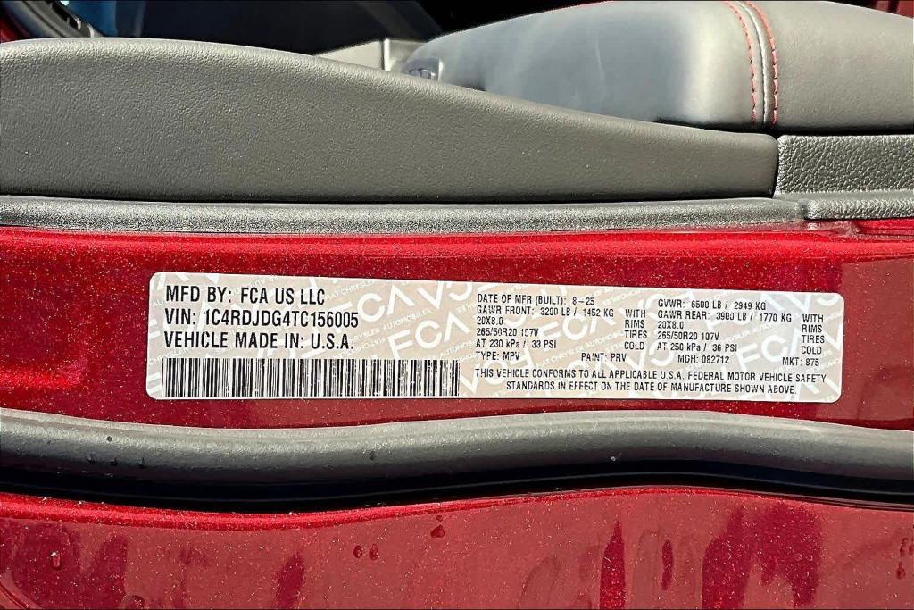 new 2026 Dodge Durango car, priced at $43,936