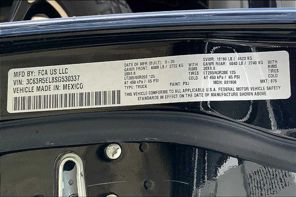 new 2025 Ram 2500 car, priced at $85,150