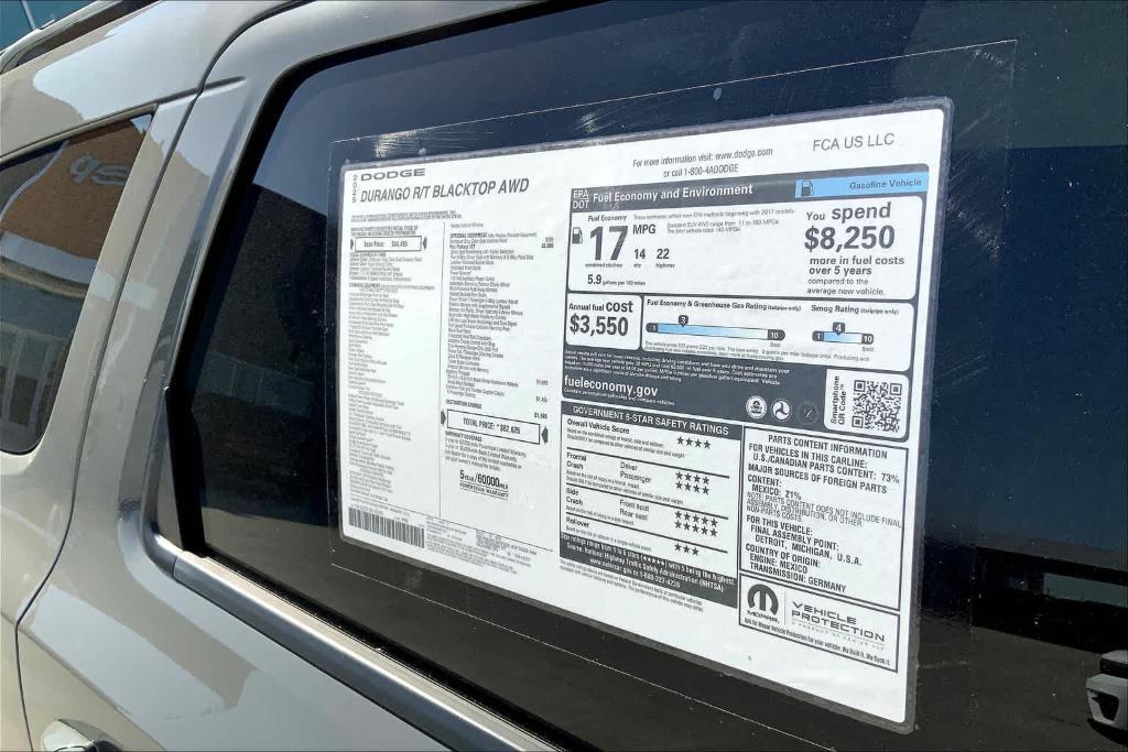 new 2025 Dodge Durango car, priced at $53,475