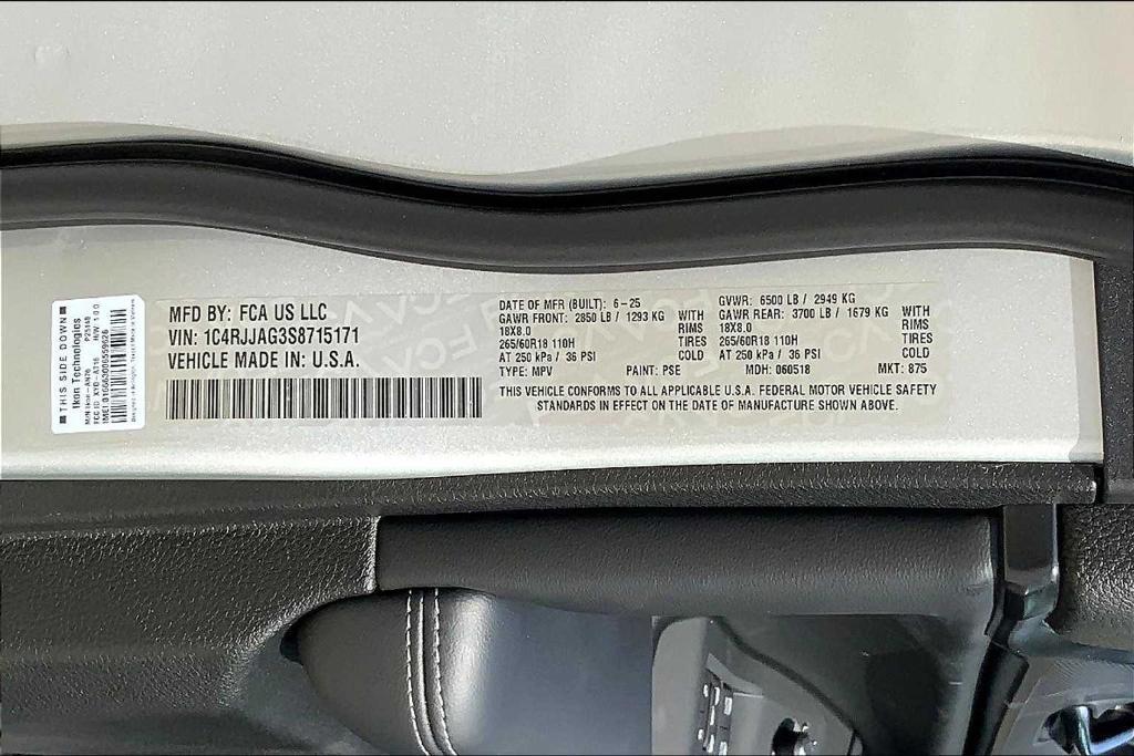 new 2025 Jeep Grand Cherokee L car, priced at $39,630