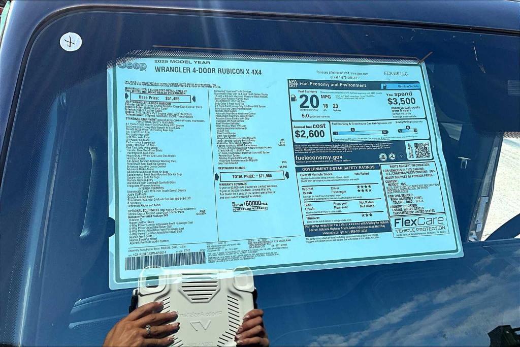 new 2025 Jeep Wrangler car, priced at $61,955