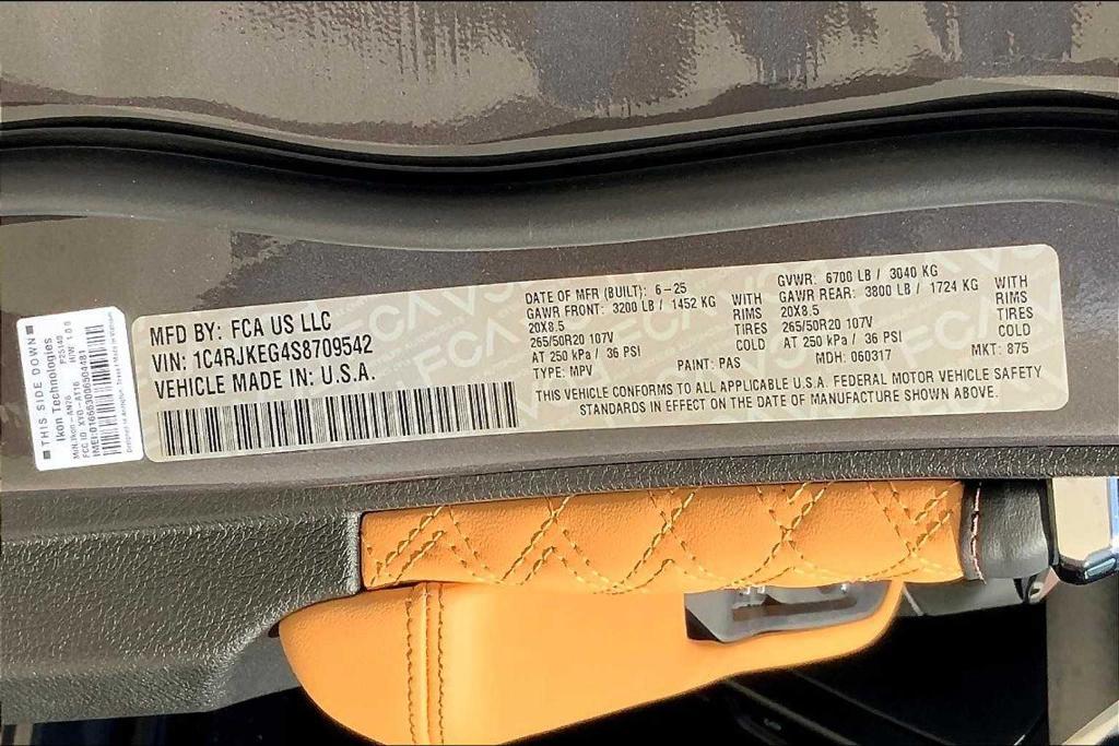 new 2025 Jeep Grand Cherokee L car, priced at $53,245