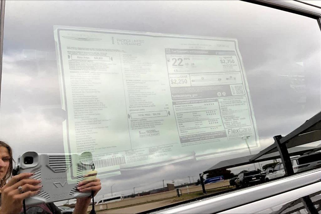 new 2026 Chrysler Pacifica car, priced at $45,850