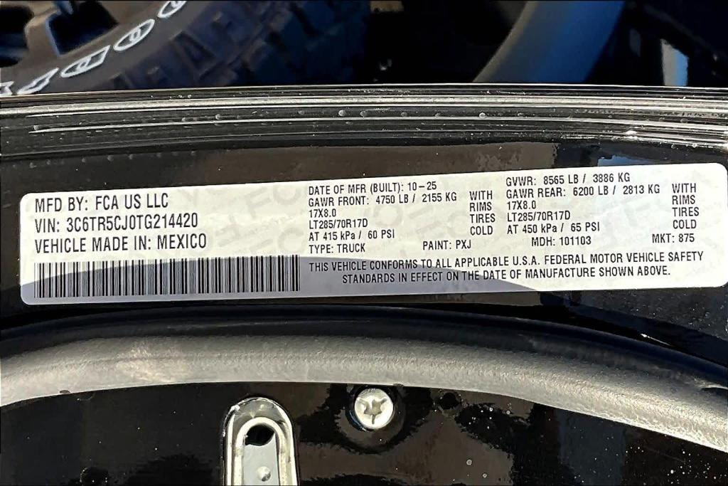 new 2026 Ram 2500 car, priced at $57,810