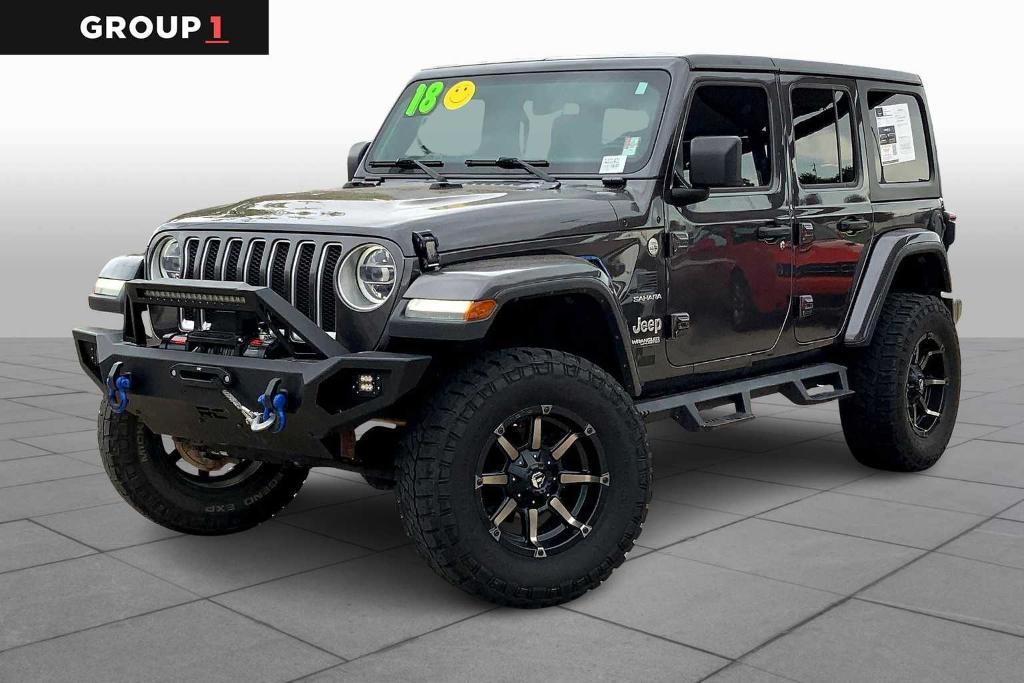 used 2018 Jeep Wrangler Unlimited car, priced at $24,051