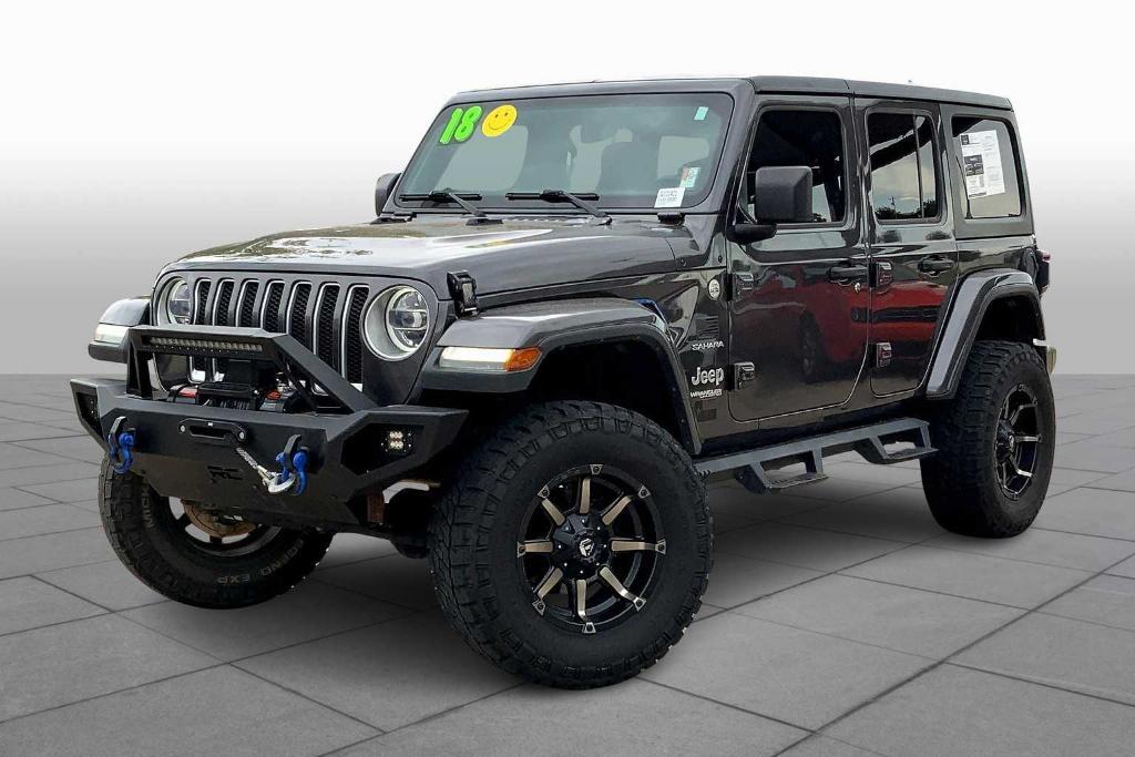 used 2018 Jeep Wrangler Unlimited car, priced at $24,051
