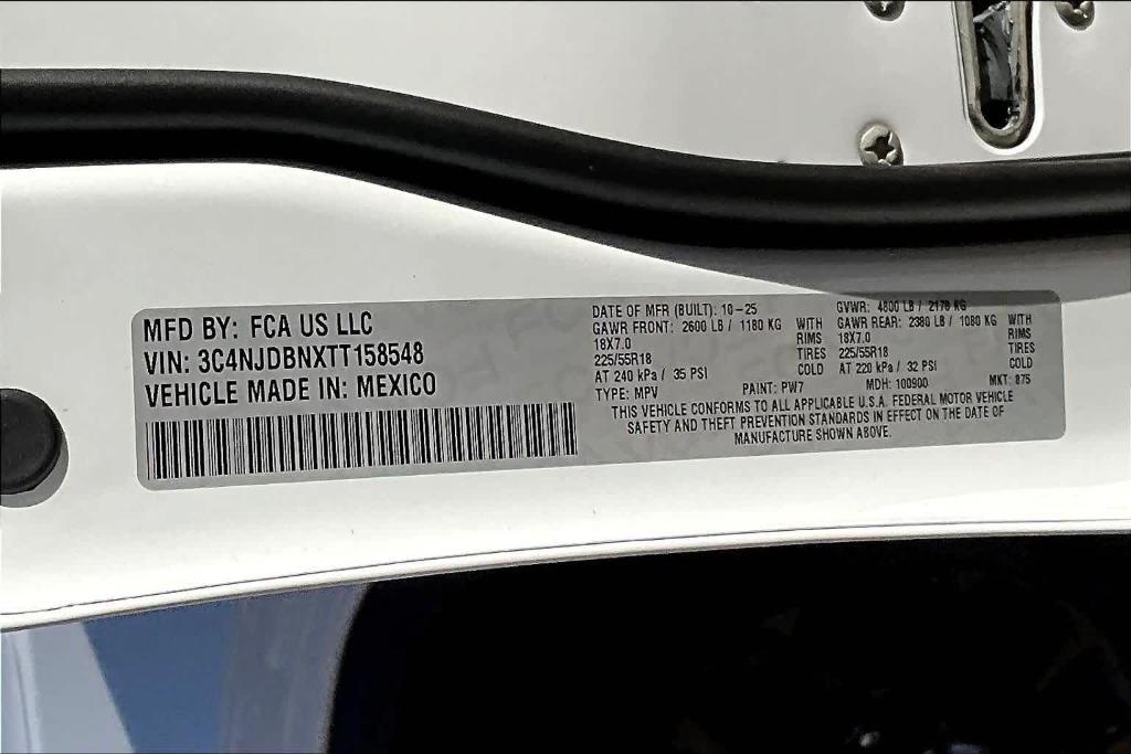 new 2026 Jeep Compass car, priced at $27,755