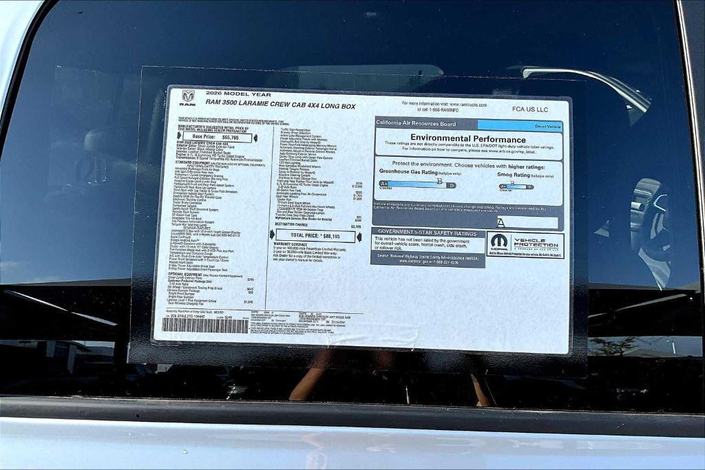 new 2026 Ram 3500 car, priced at $77,798