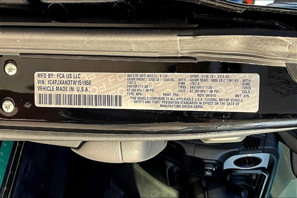 new 2026 Jeep Wrangler car, priced at $35,265