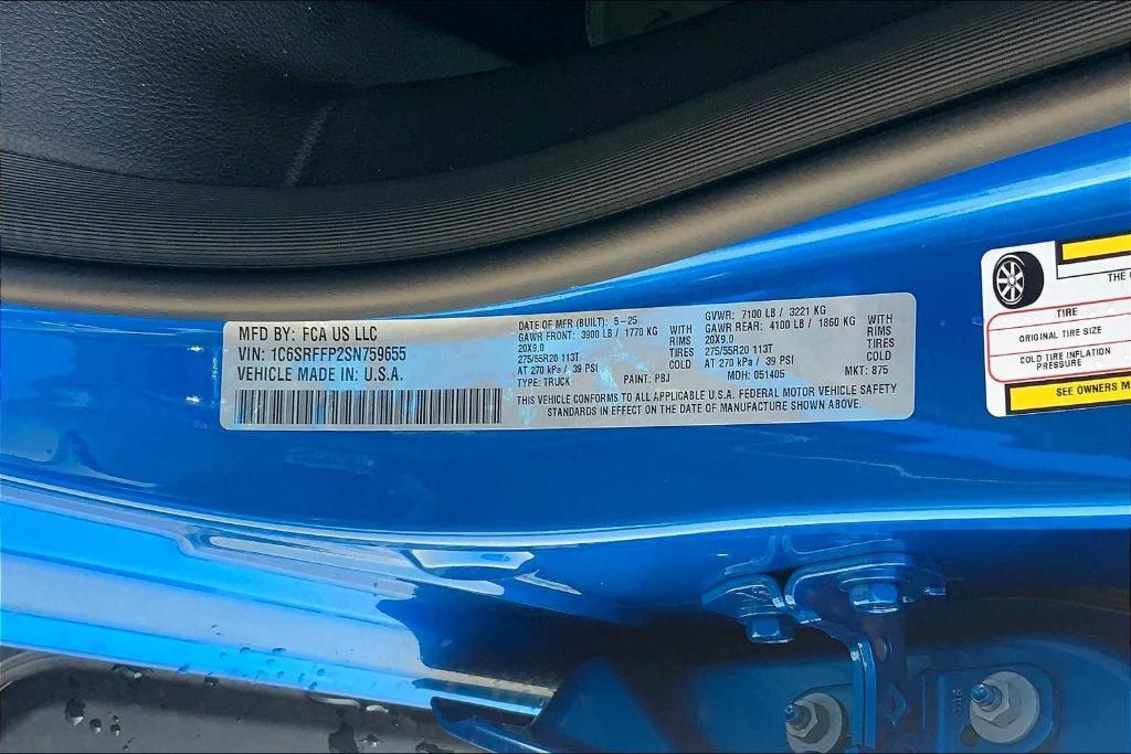 new 2025 Ram 1500 car, priced at $47,758
