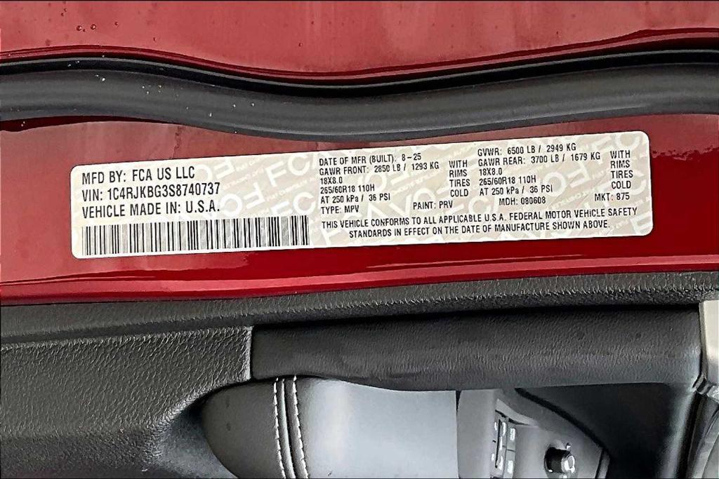 new 2025 Jeep Grand Cherokee L car, priced at $42,795