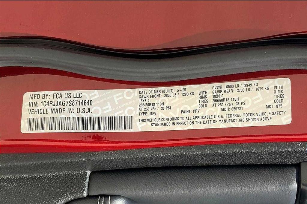 new 2025 Jeep Grand Cherokee L car, priced at $35,590