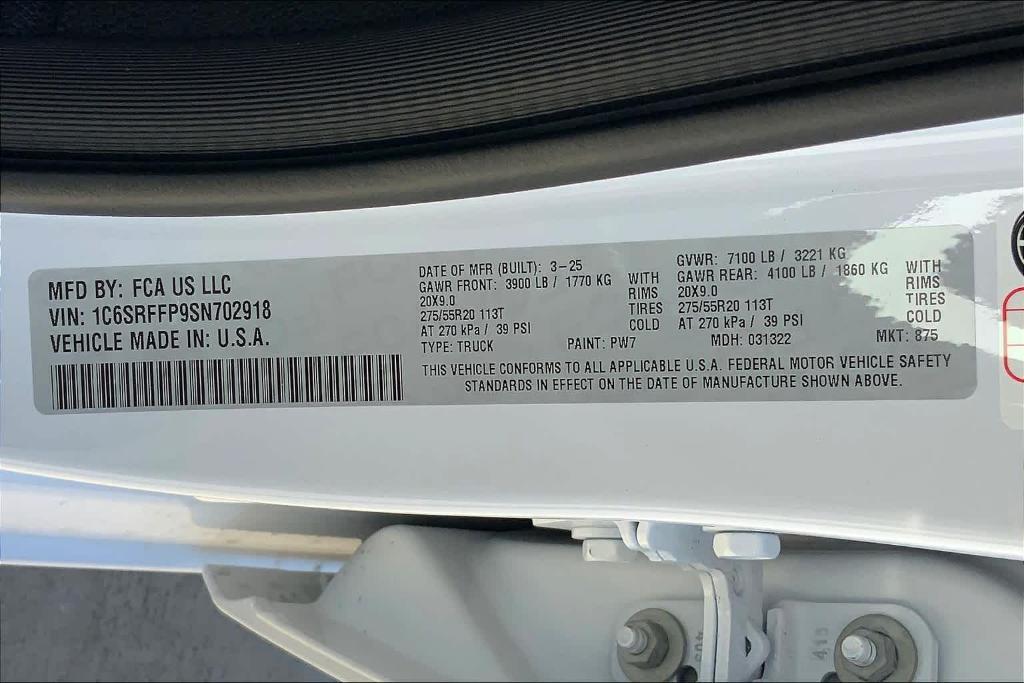 new 2025 Ram 1500 car, priced at $50,345