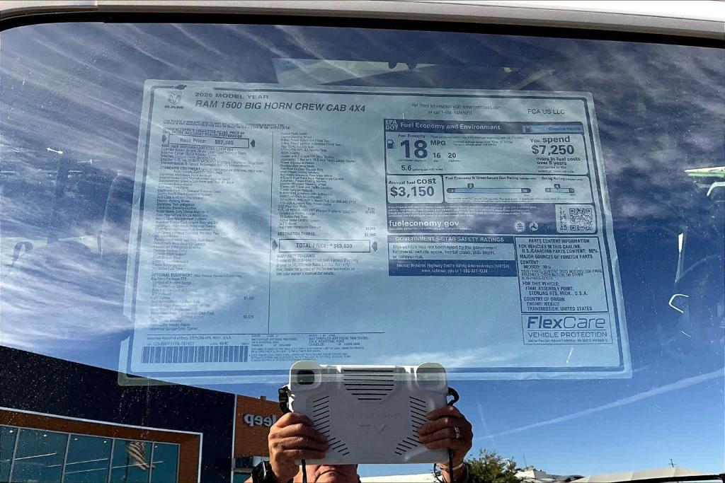 new 2026 Ram 1500 car, priced at $52,730