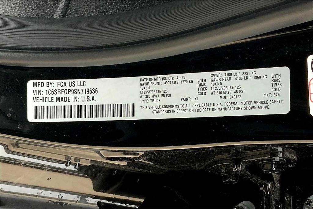 new 2025 Ram 1500 car, priced at $45,610
