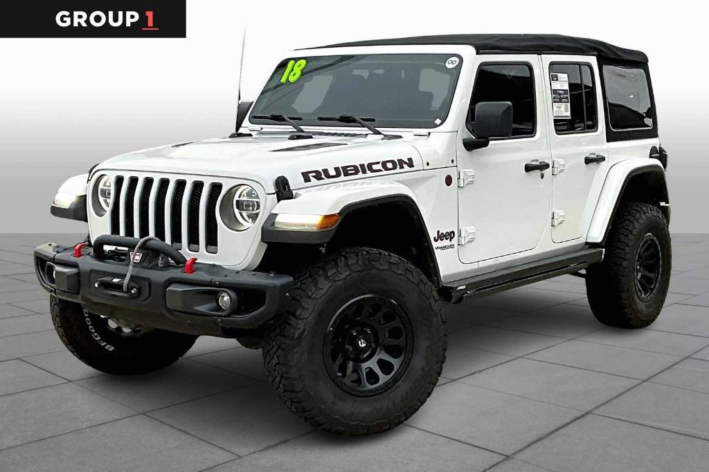 used 2018 Jeep Wrangler Unlimited car, priced at $30,921