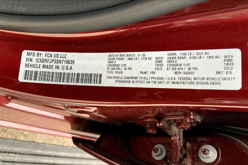 new 2025 Ram 1500 car, priced at $58,206