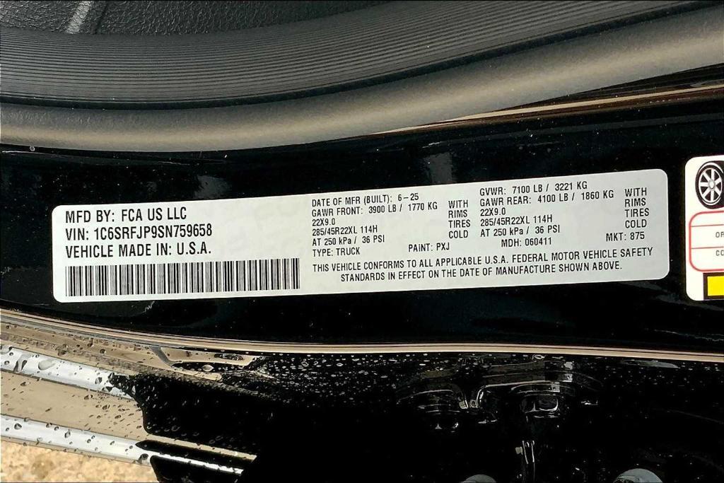 new 2025 Ram 1500 car, priced at $60,811