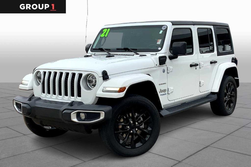 used 2021 Jeep Wrangler Unlimited 4xe car, priced at $32,379