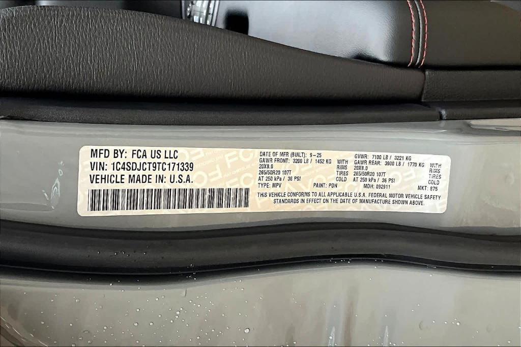 new 2026 Dodge Durango car, priced at $42,900