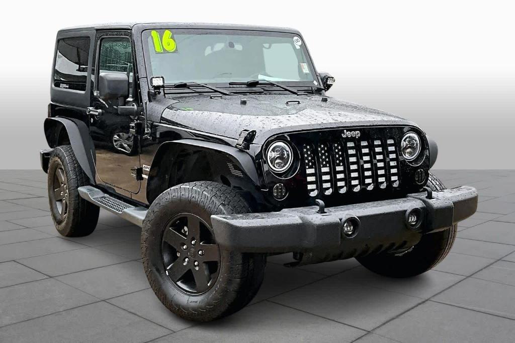 used 2016 Jeep Wrangler car, priced at $19,473