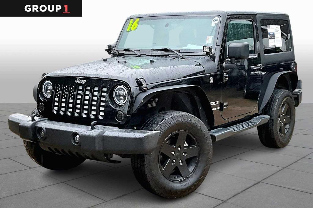 used 2016 Jeep Wrangler car, priced at $19,473