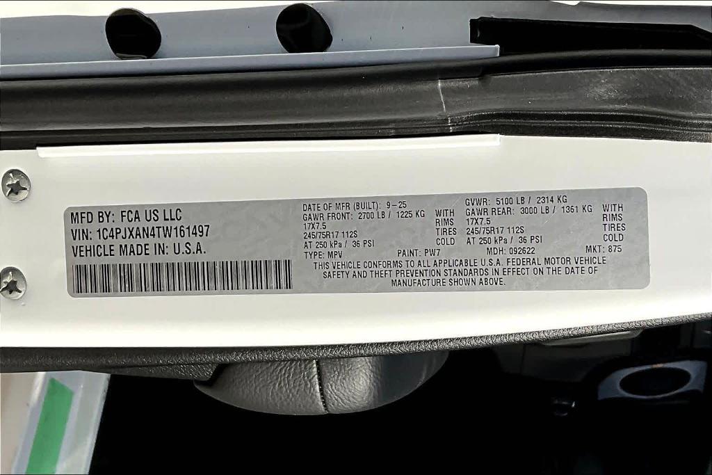 new 2026 Jeep Wrangler car, priced at $38,420