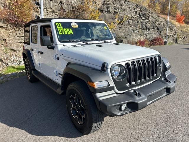 used 2021 Jeep Wrangler Unlimited car, priced at $27,954