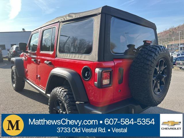 used 2021 Jeep Wrangler Unlimited car, priced at $33,927