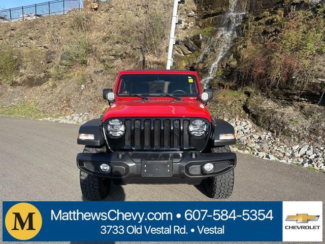 used 2021 Jeep Wrangler Unlimited car, priced at $33,927
