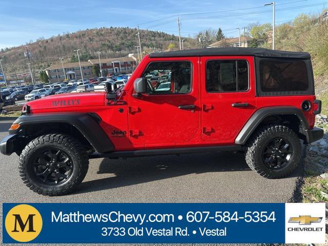 used 2021 Jeep Wrangler Unlimited car, priced at $33,927