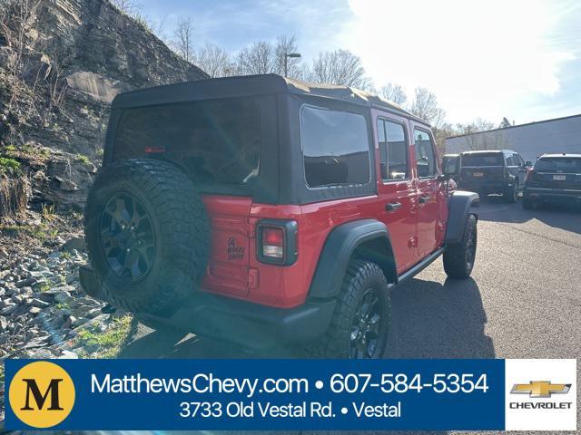 used 2021 Jeep Wrangler Unlimited car, priced at $33,927
