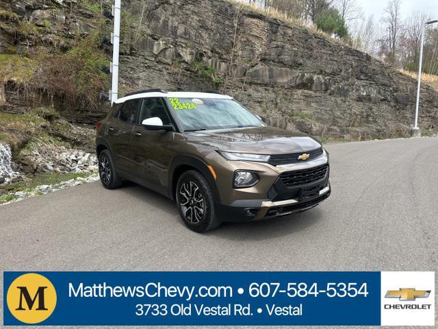 used 2022 Chevrolet TrailBlazer car, priced at $23,424