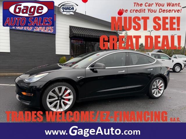 used 2018 Tesla Model 3 car, priced at $22,460