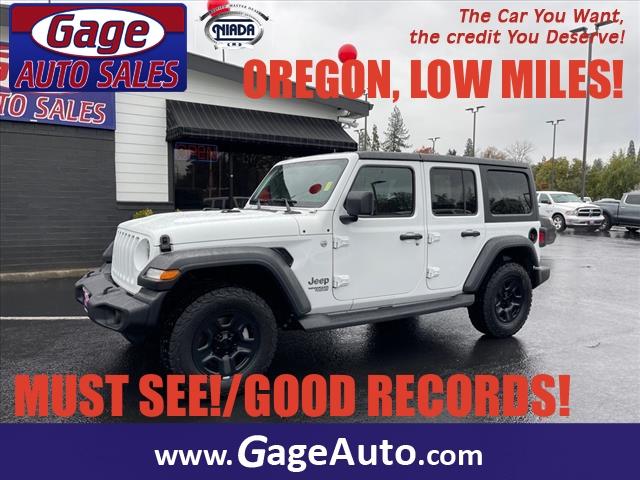 used 2019 Jeep Wrangler Unlimited car, priced at $26,888