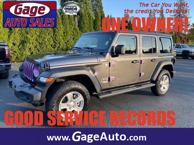 used 2018 Jeep Wrangler Unlimited car, priced at $26,888