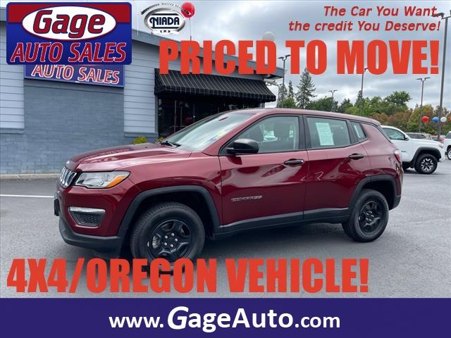 used 2021 Jeep Compass car, priced at $19,600