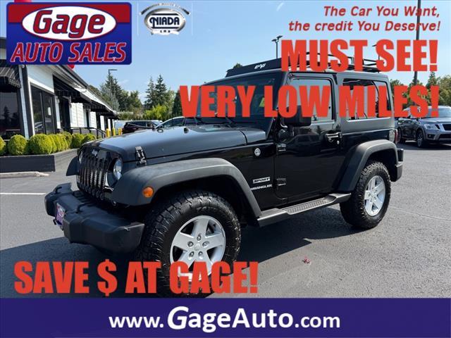 used 2017 Jeep Wrangler car, priced at $22,888