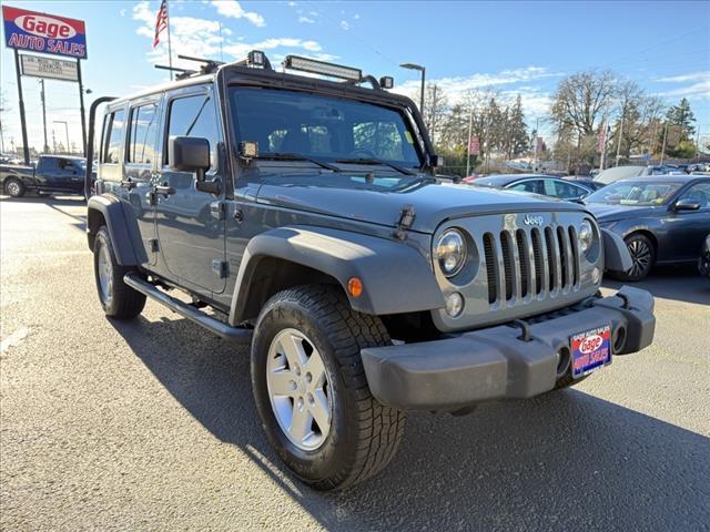 used 2014 Jeep Wrangler Unlimited car, priced at $17,888