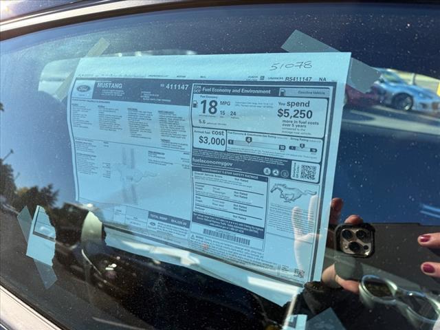 used 2024 Ford Mustang car, priced at $45,460