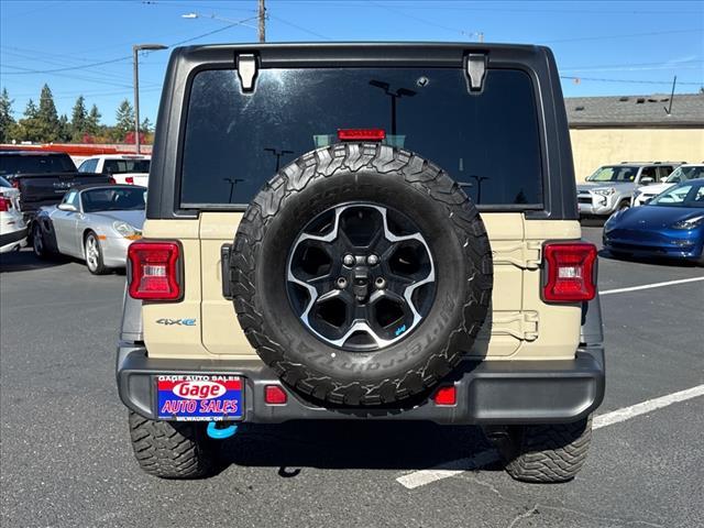 used 2022 Jeep Wrangler Unlimited 4xe car, priced at $34,888