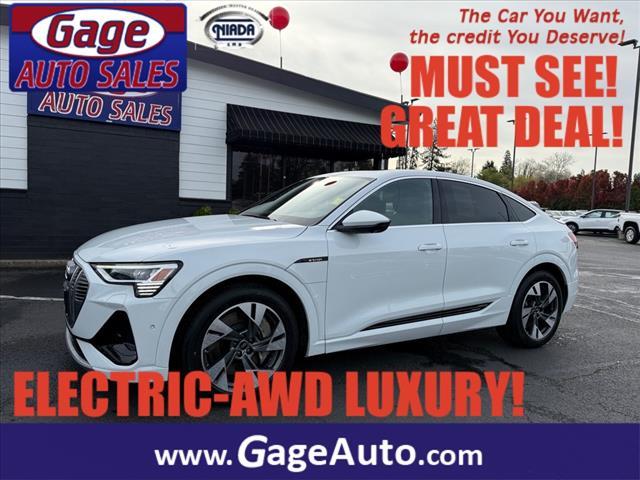 used 2023 Audi e-tron Sportback car, priced at $36,460
