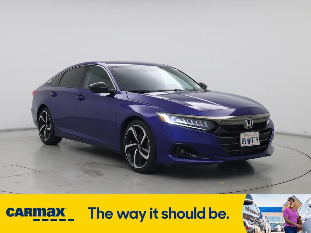 used 2021 Honda Accord car, priced at $19,998