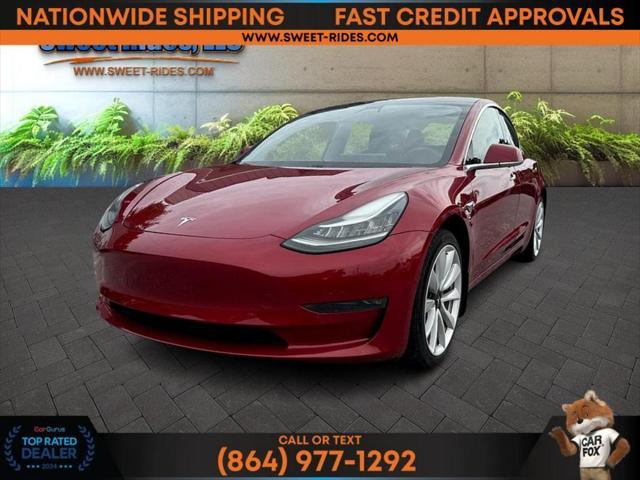 used 2018 Tesla Model 3 car, priced at $24,900