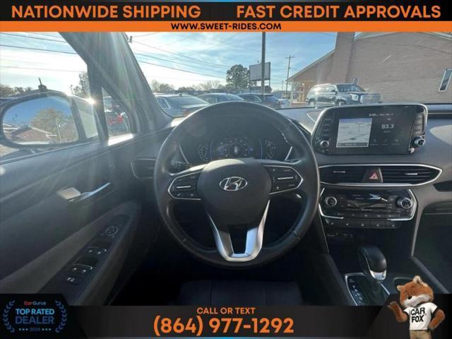 used 2019 Hyundai Santa Fe car, priced at $24,900