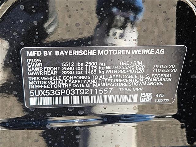 new 2026 BMW X3 car, priced at $56,625