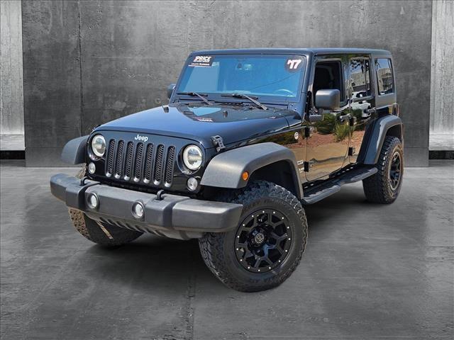 used 2017 Jeep Wrangler Unlimited car, priced at $23,057