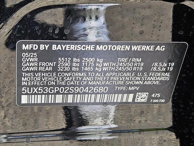 new 2025 BMW X3 car, priced at $55,310