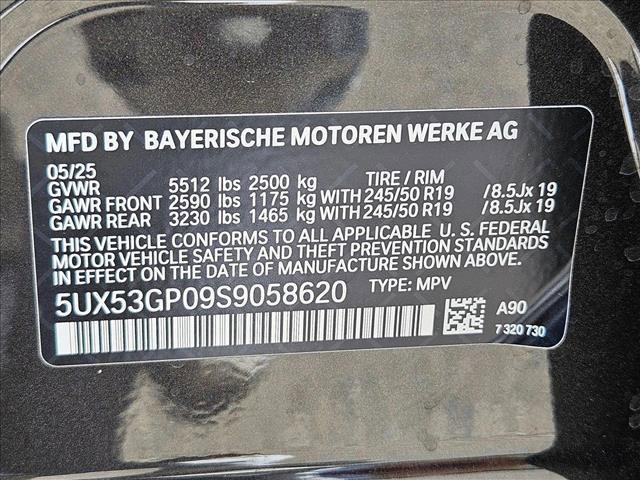 new 2025 BMW X3 car, priced at $53,175